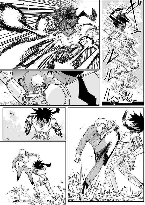Garou vs Suiryu | Webcomic | -(ONE PUNCH MAN )- Amino