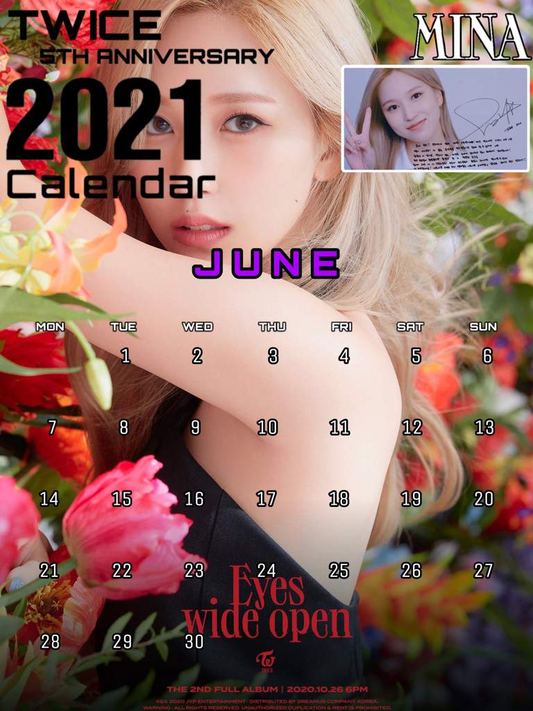2021 TWICE Calendar Twice (트와이스)ㅤ Amino