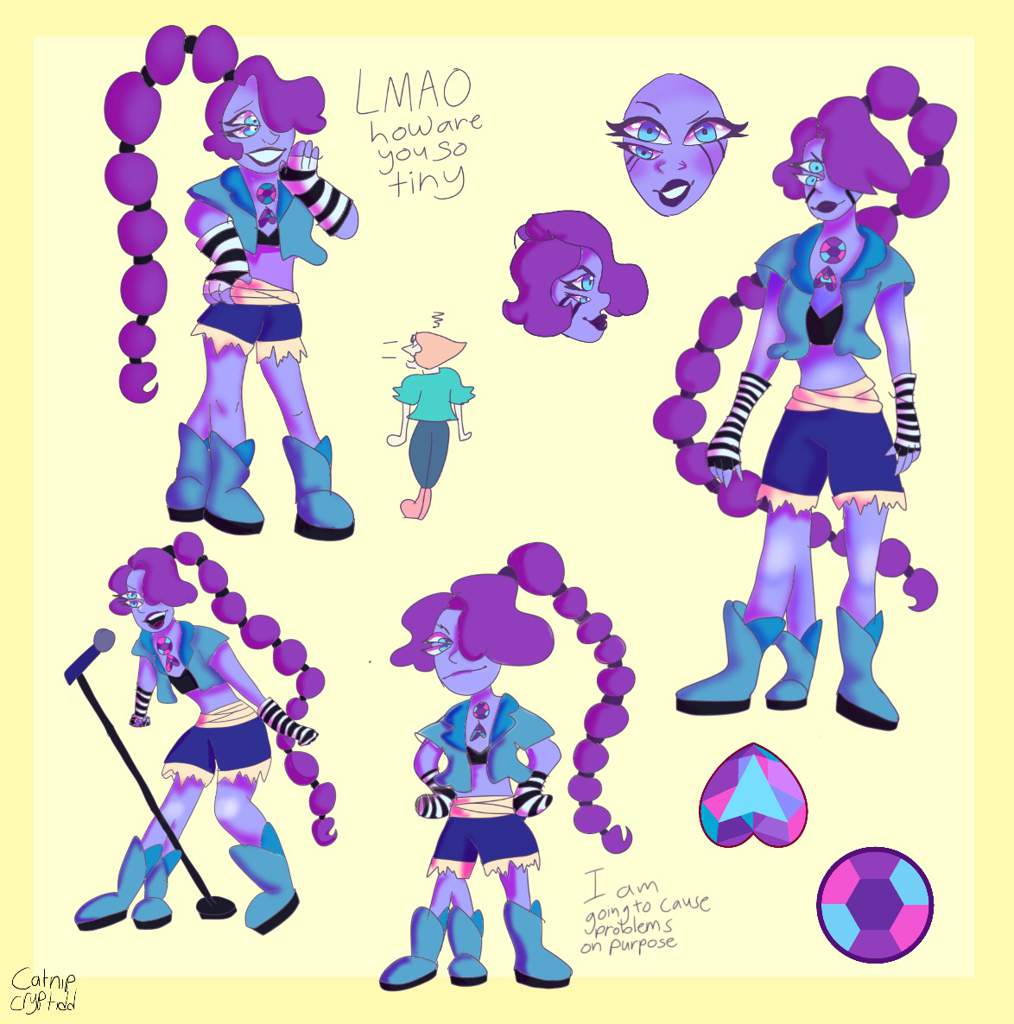 💕💜Grape Agate: Spinel and Amethyst Fusion💜💕 | Cartoon Amino