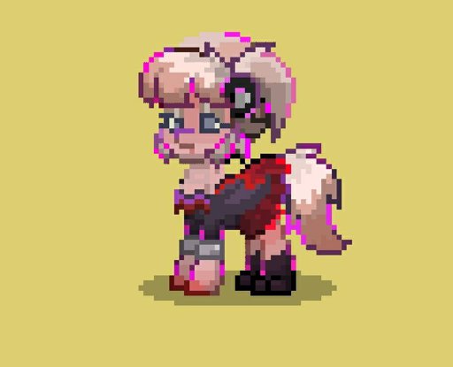 I tried to make Monaca.. idk what to do with her hair | Pony Town Amino