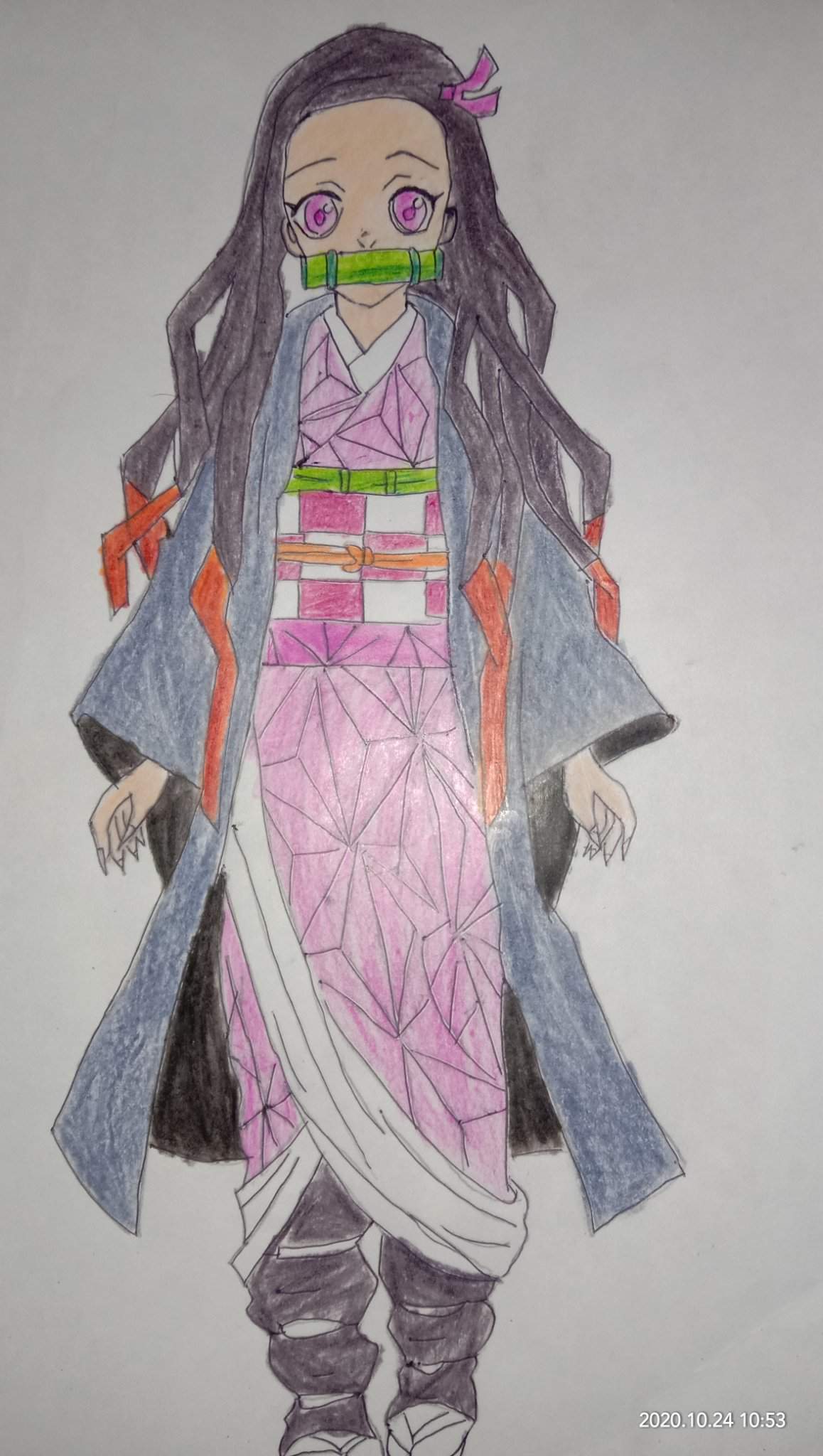 My first girl drawing | Demon Slayer: Kimetsu No Yaiba Amino