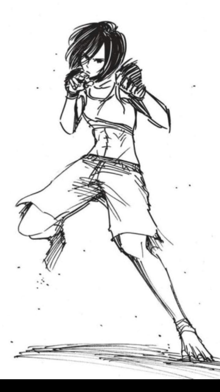 AOT Mikasa and Bertholdt sketches | Anime Amino