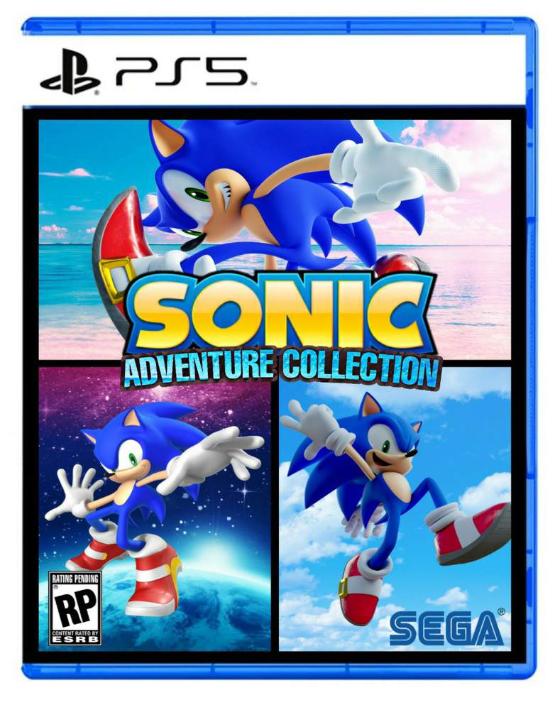 Sonic Adventure Collection Case Mock Up 