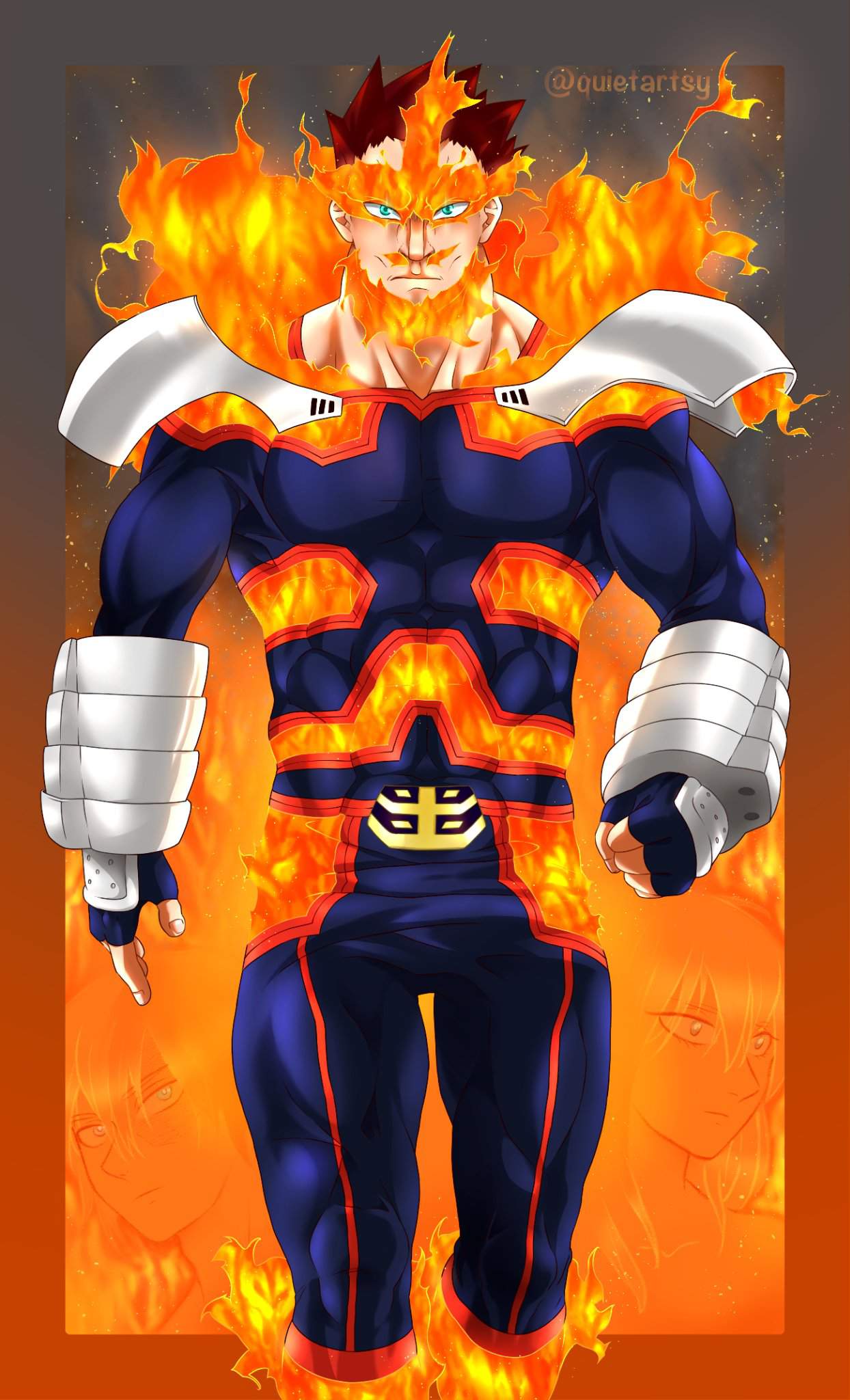 The New Number One Hero, Endeavor -Fanart | My Hero Academia Amino