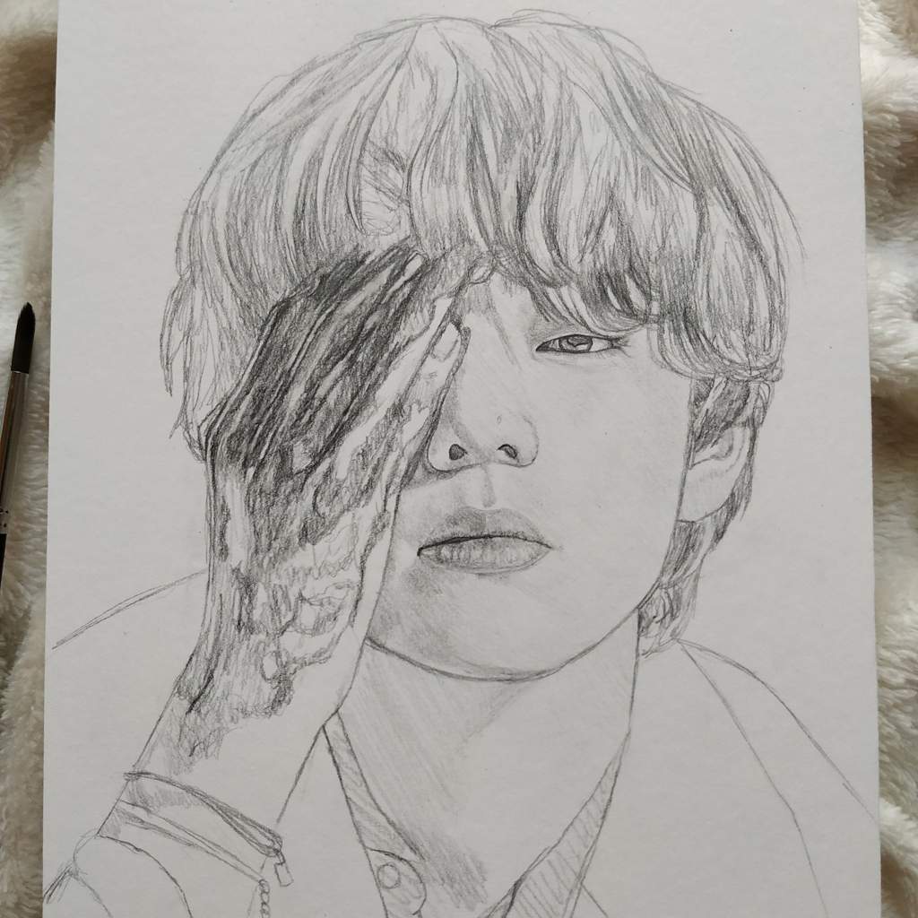 BTS V Kim Taehyung Watercolor Painting | K-Pop Amino