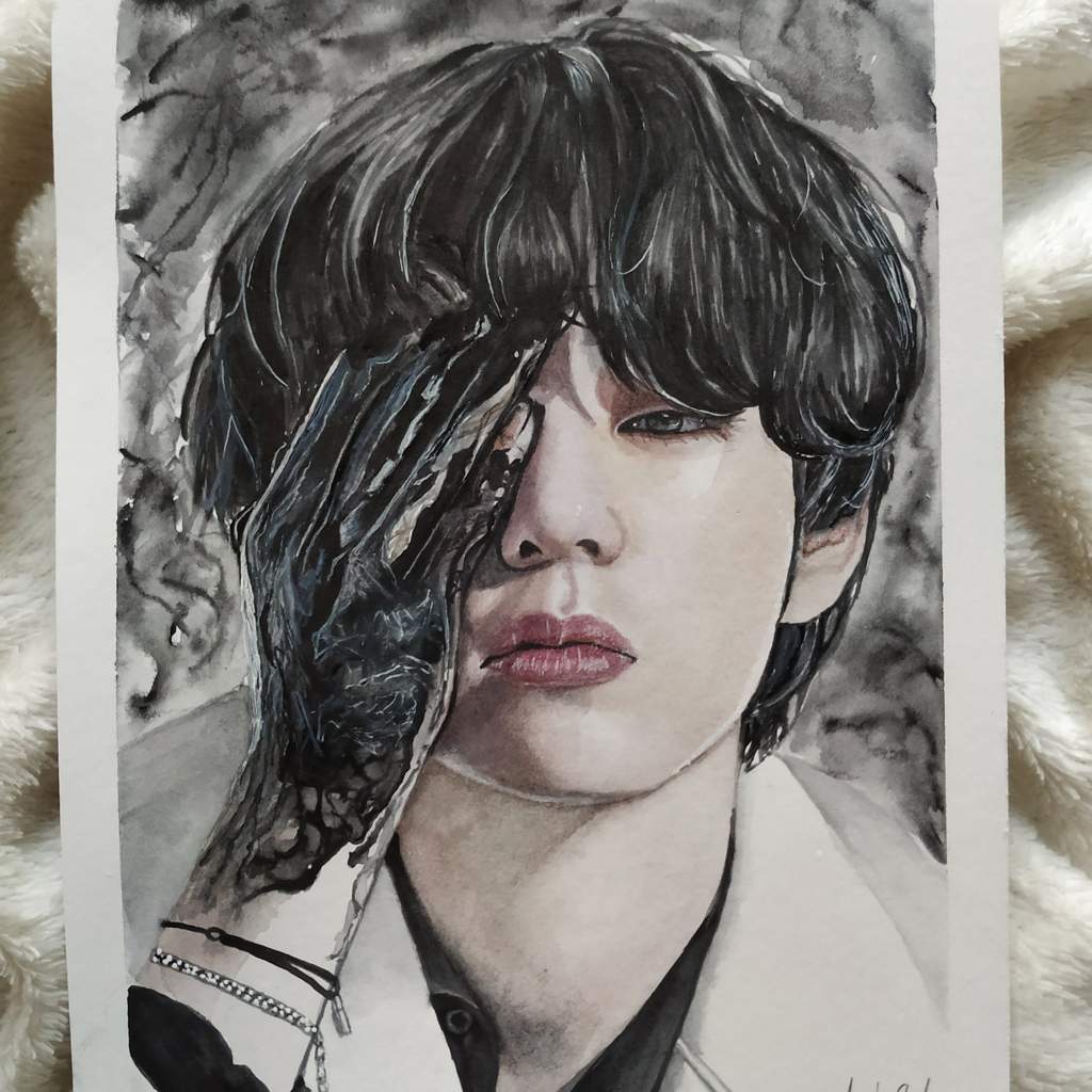 BTS V Kim Taehyung Watercolor Painting | ARMY's Amino