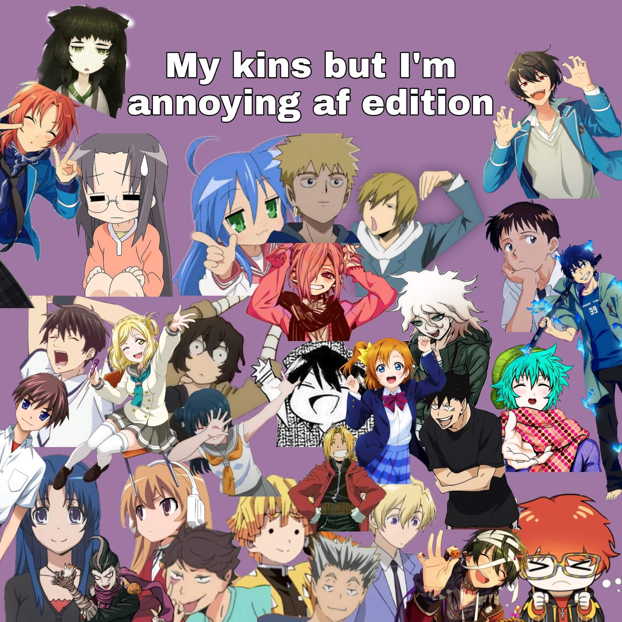 Judge me based off my kins | Anime Amino