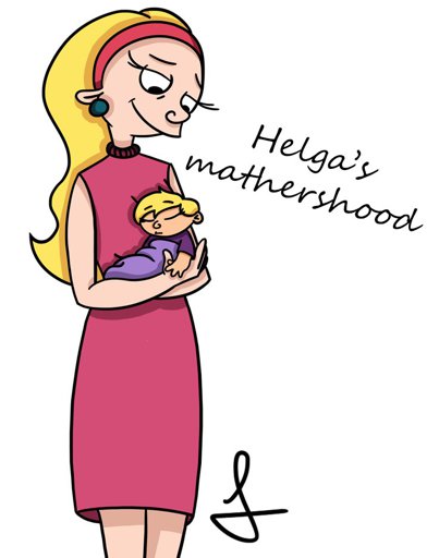 hey arnold helga pregnant