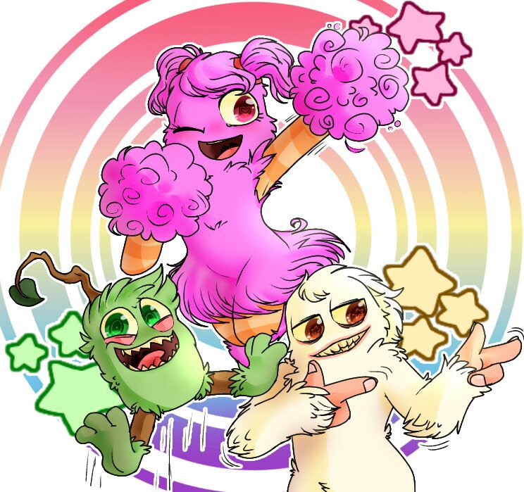 My singing monsters fandemonium trio UwU | My Singing Monsters Amino Amino