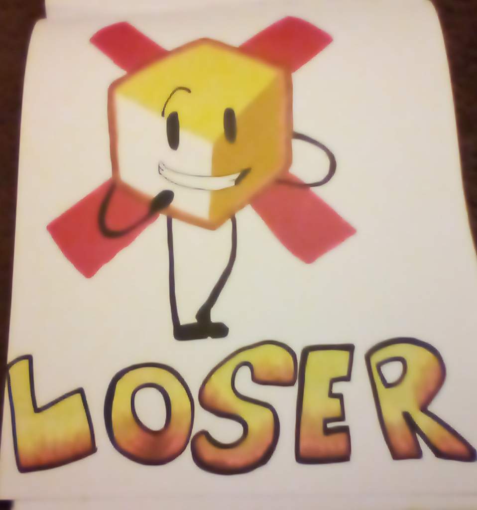 Drawing I made of loser | BFDI💖 Amino