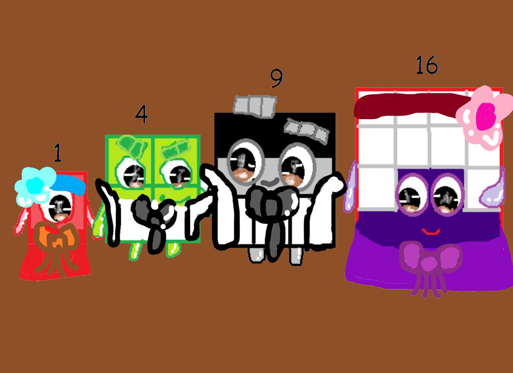 Wedding 1-16 square | ♡Official Numberblocks Amino♡ Amino