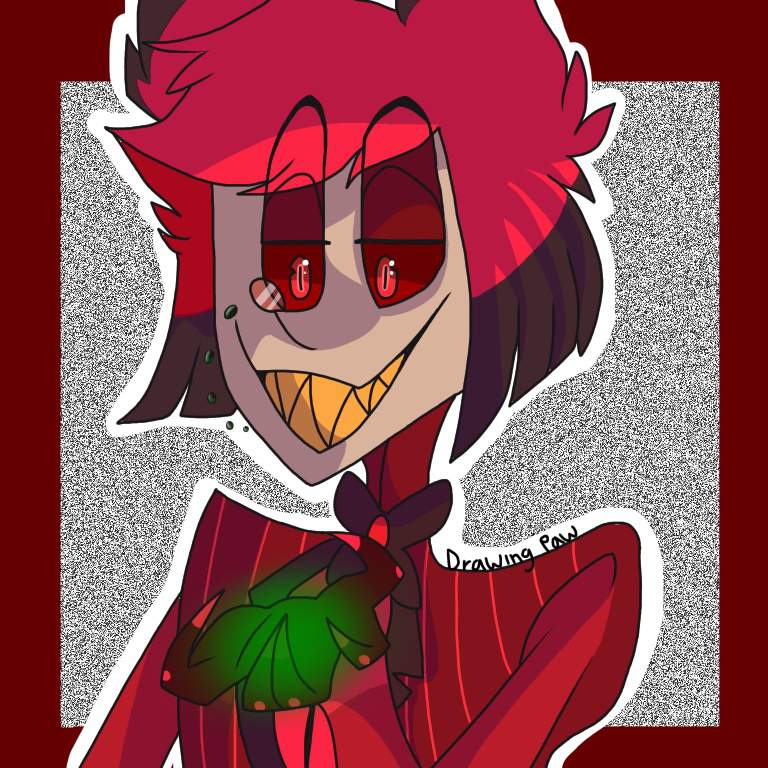 Alastor fan art “wanna make a deal?” | Hazbin hotel Amino Amino