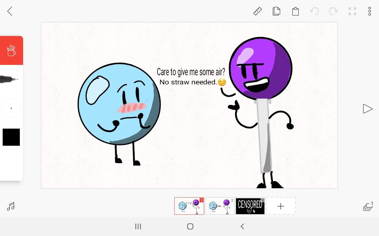 Bubble x Lollipop art | BFDI💖 Amino