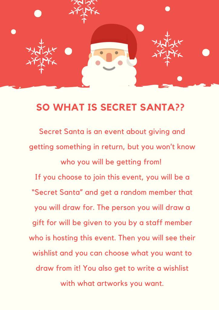 Secret Santa Event! 🎅🏻(wishlist closed) | Arts And OCs Amino