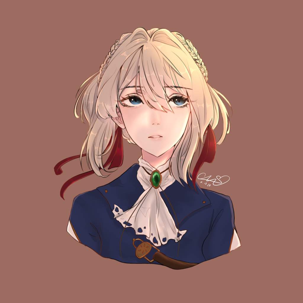 download violet evergarden drawing for free