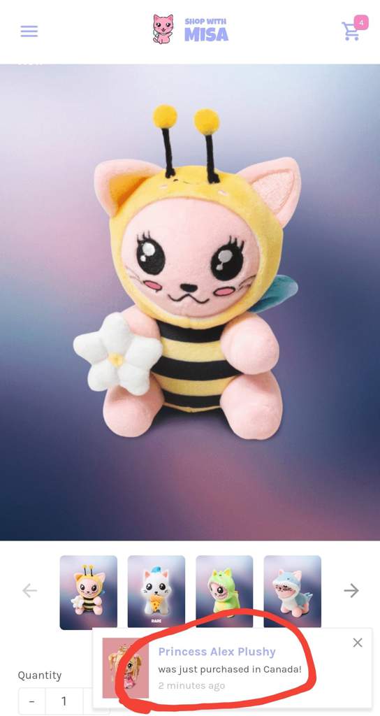 princess alex plushy