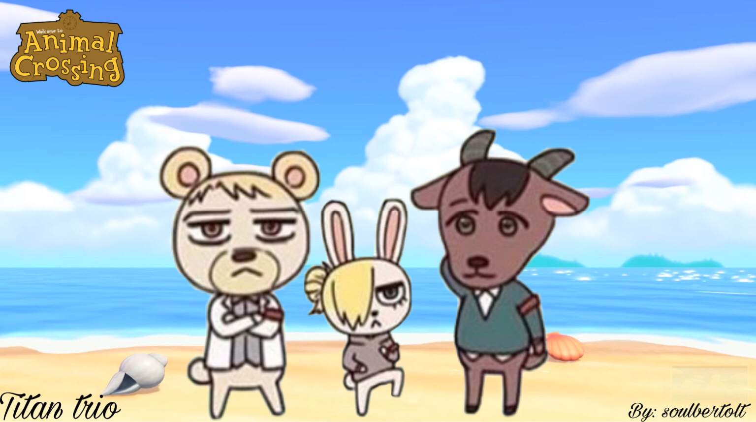 AOT animal crossing titan trio | Anime Amino