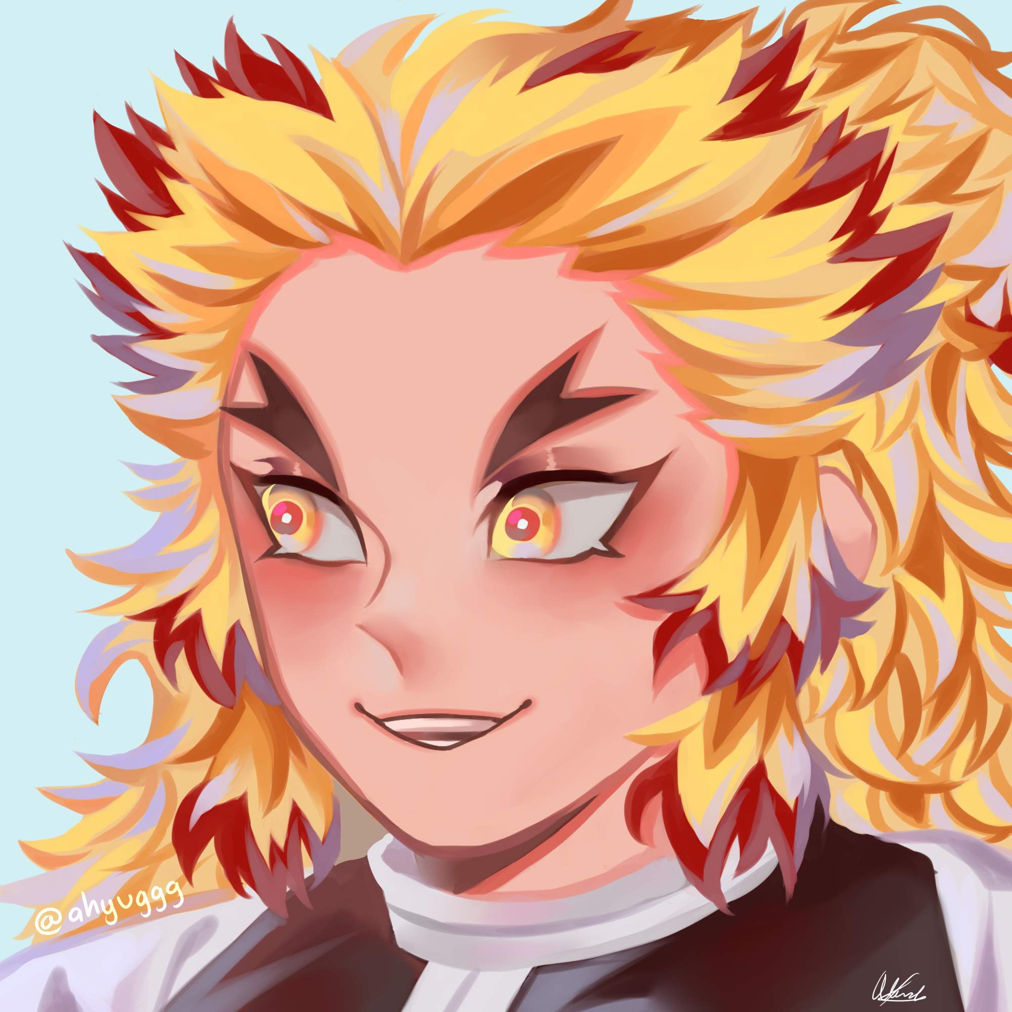 Kyo Icon! [Digital Painting] | Demon Slayer: Kimetsu No Yaiba Amino