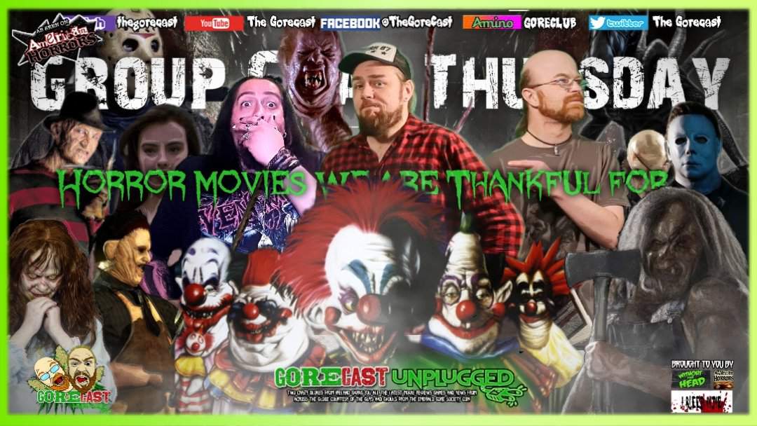 TONIGHT ON GORECAST UNPLUGGED Thanksgiving Thursday | Horror Amino