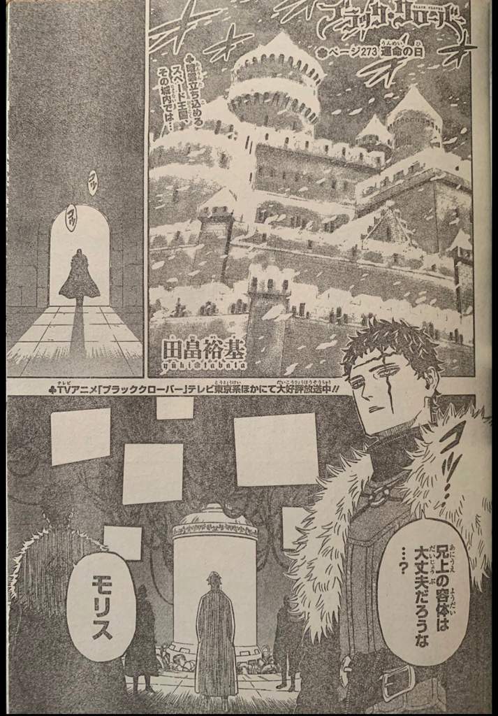 Chapter 273 Raw Scans Black Clover Amino