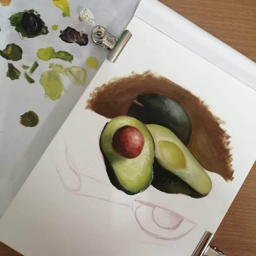 Avocado 🥑  Arab Art/تعلم الرسم Amino