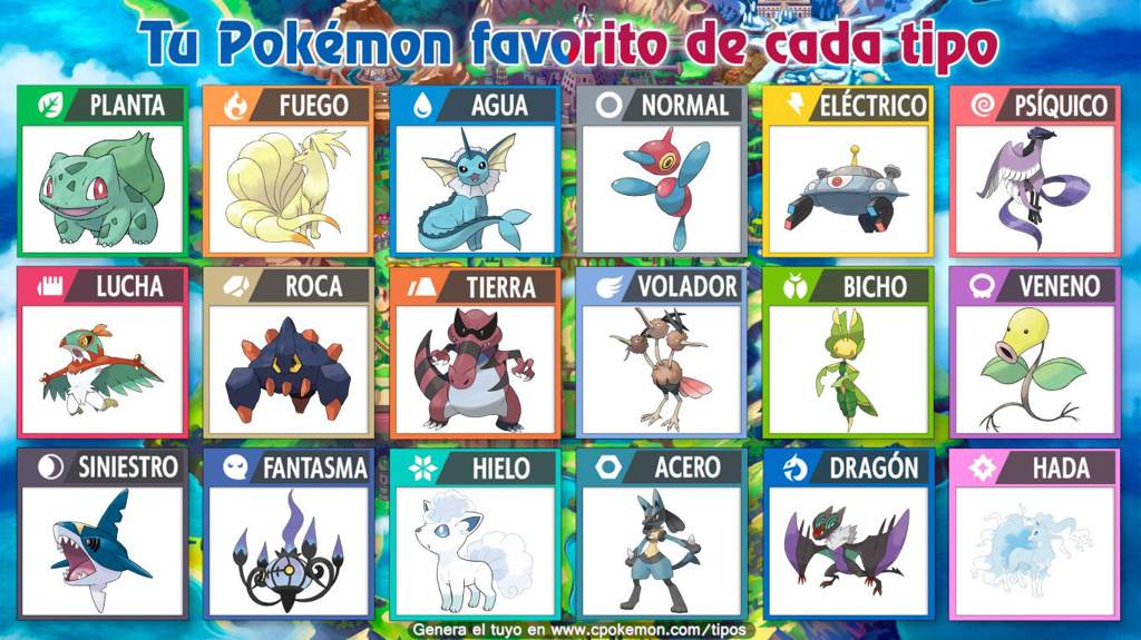 Mis Pokémon Favoritos De Cada Tipo •pokémon• En Español Amino