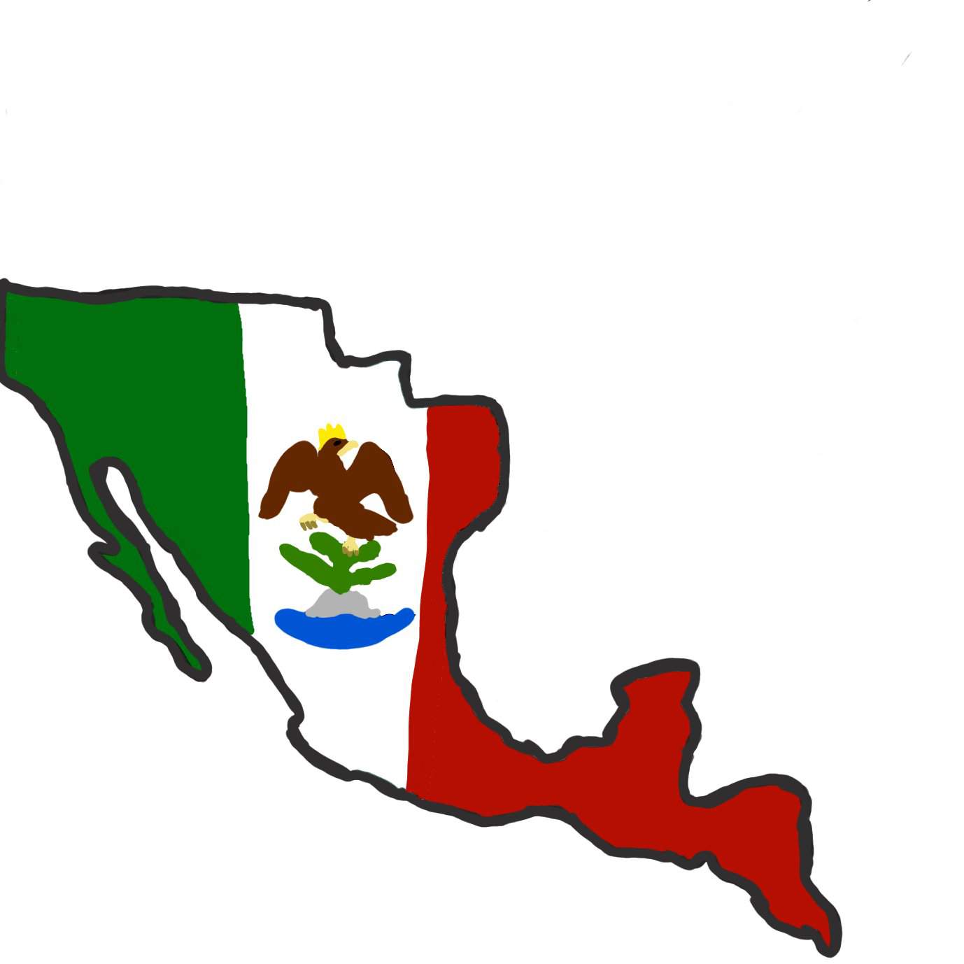 The first Mexican Empire | Countryball Mapping Amino Amino