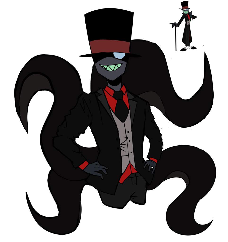 🎩Black hat y un Oc 🎩[fanart - redibujado] | Villanos/Villainous ...