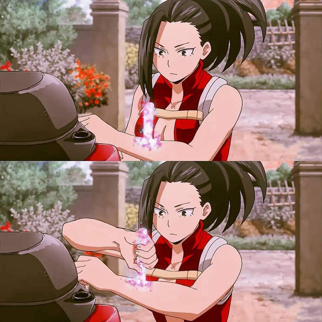 Yaoyorozu hair down