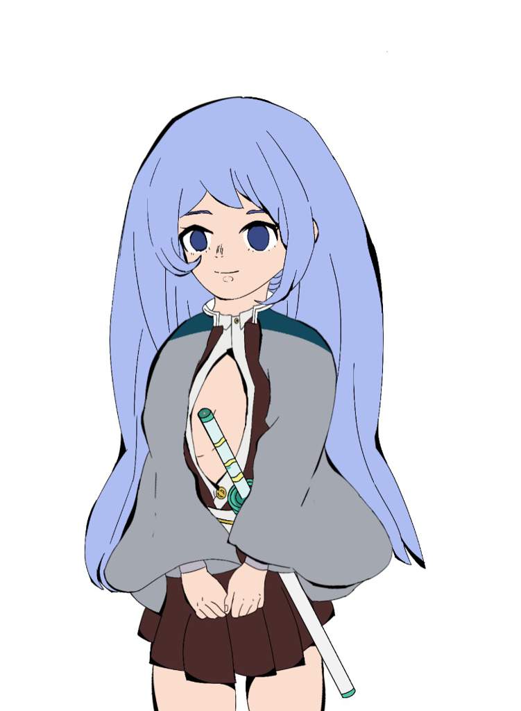 Nejire from my hero in demon slayer Corp uniform inspired off Mitsuri ...