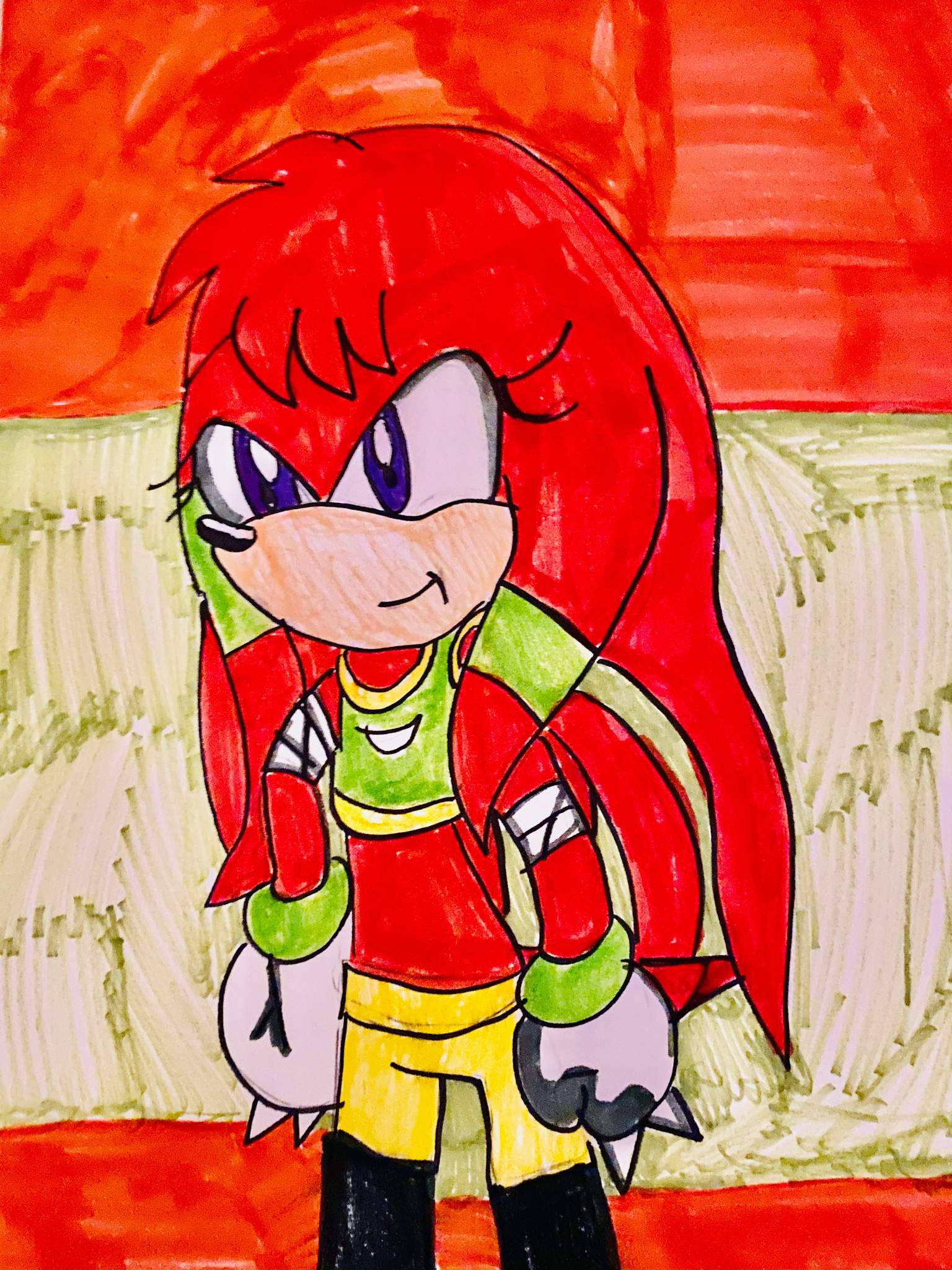 Knuxie the echidna | Sonic The Hedgehog! 1# Amino Amino