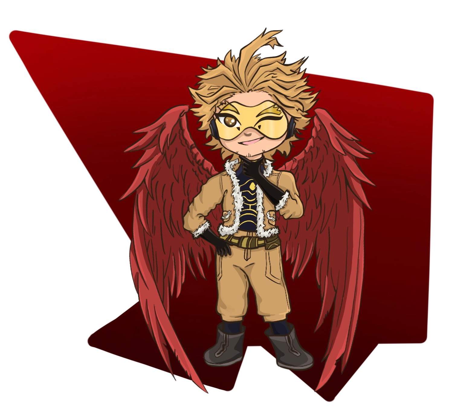 Hawks Chibi! | My Hero Academia Amino