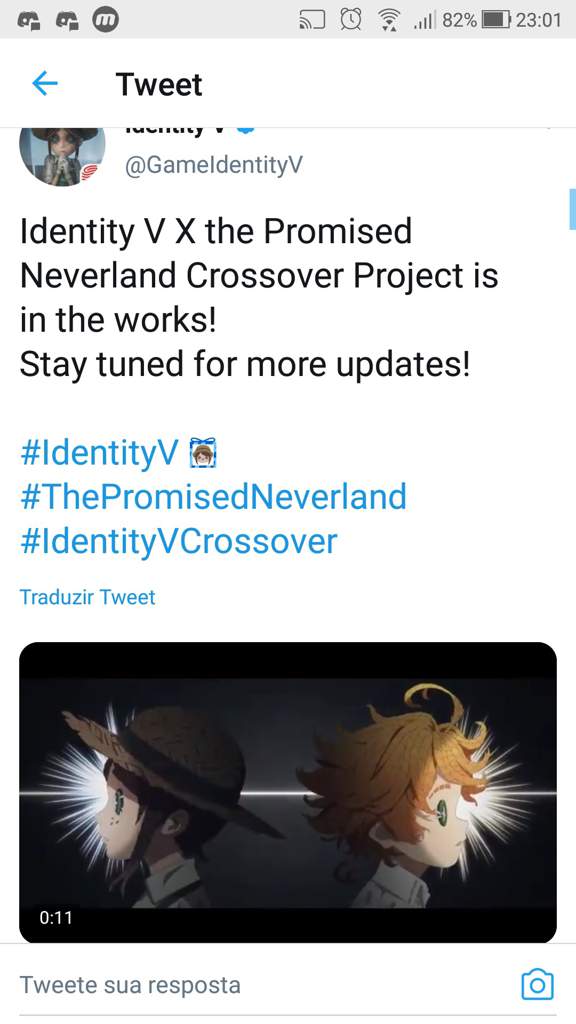 Idv X The Promised Never Land Identity V Official Amino
