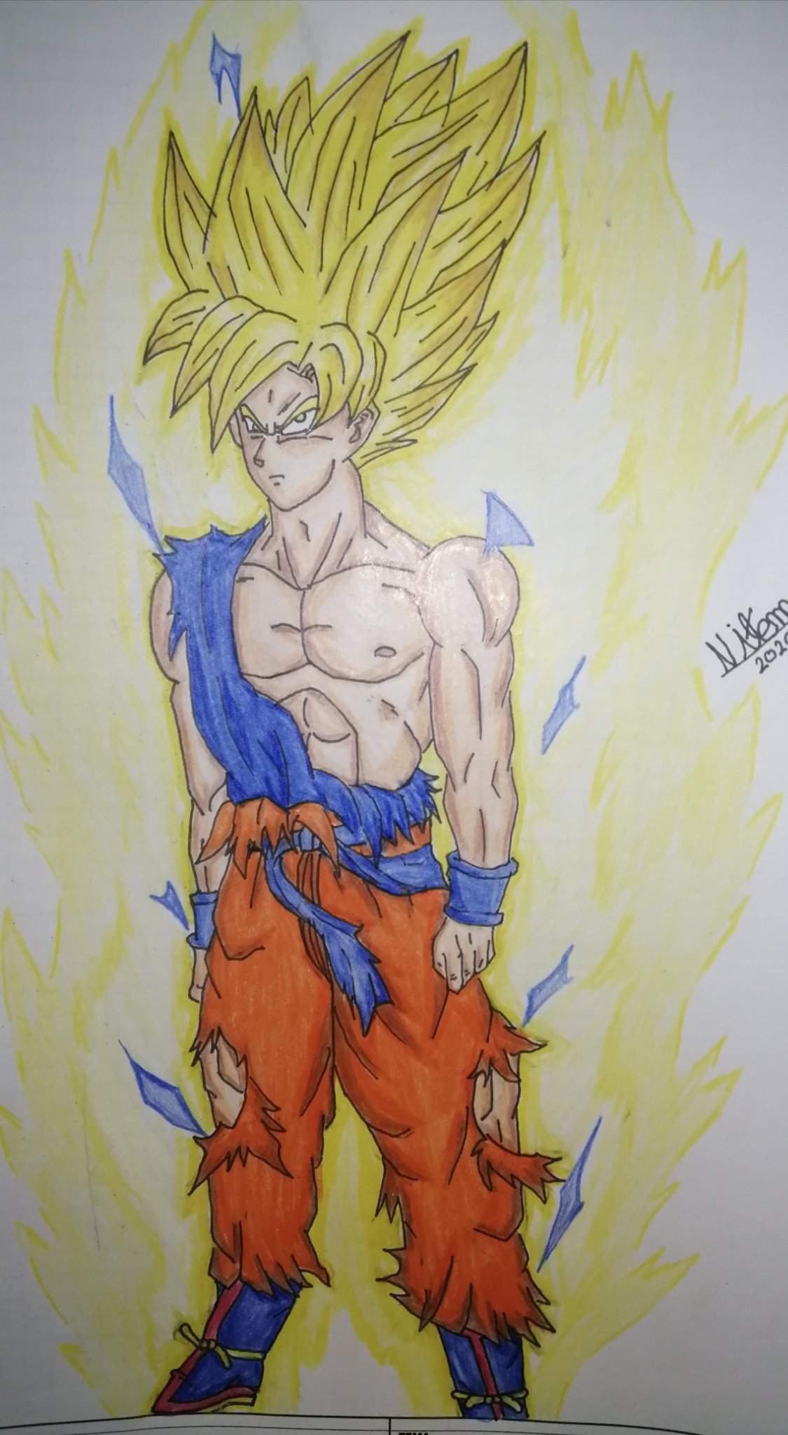 Volvi goku ssj | Dibujos de Dragon Ball. Amino