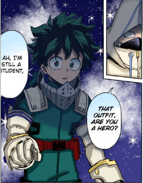 Deku Manga Panel Colouring | Anime Amino