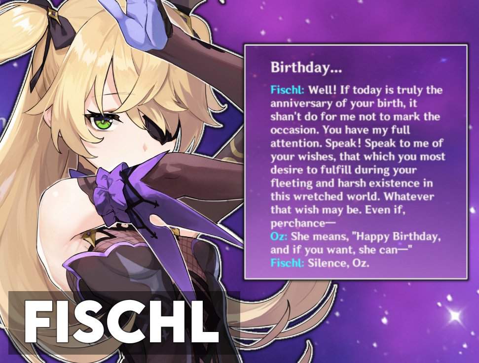 Some Birthday Voicelines Genshin Impact Amino