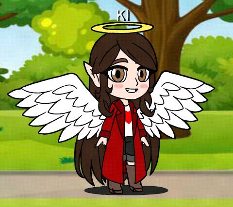 KI the Angel in Gacha Club - OC Edit | OC Amino! Draw Or From The App Amino