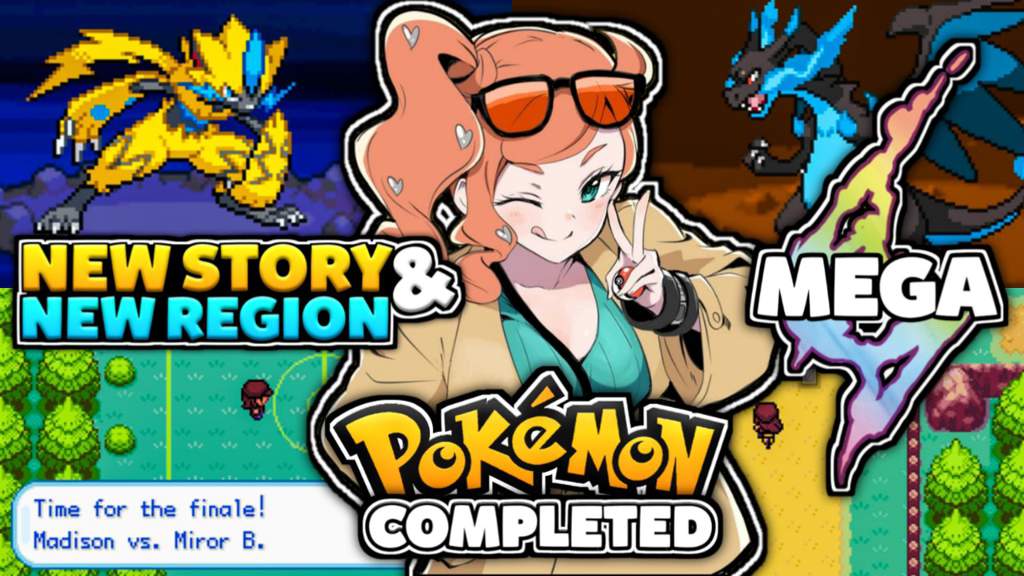 New Completed Pokemon Gba Rom Hack Completed Pokemon Gba Rom Hack With Mega Evolution New Story Pokemon Amino