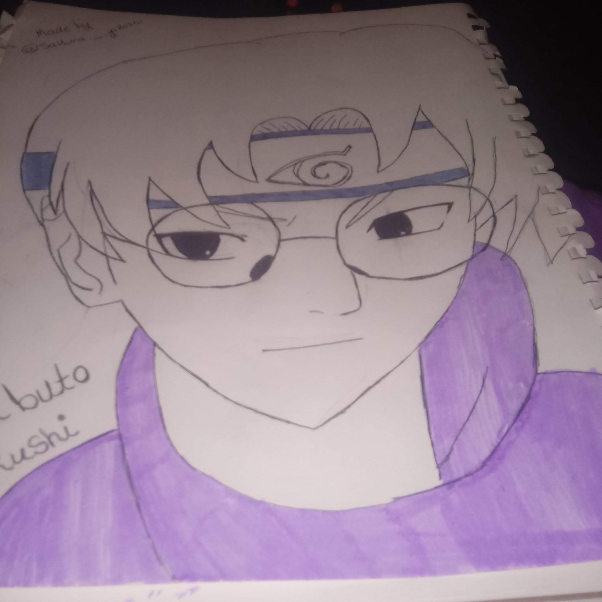 My Finished Drawing of Kabuto Yakushi | Naruto Amino