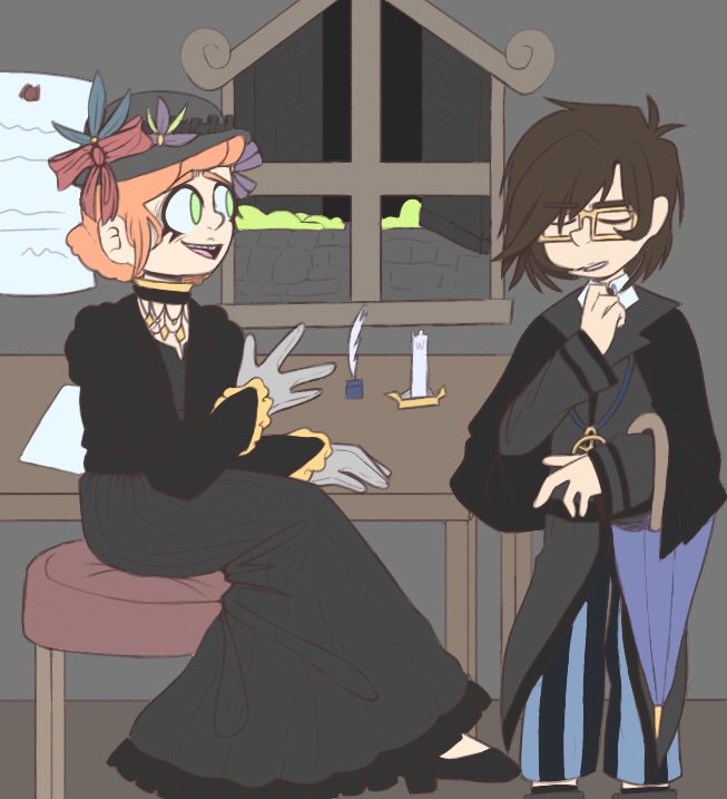 Claire and Jack Bright vibing but in the 1880’s | SCP Foundation Amino