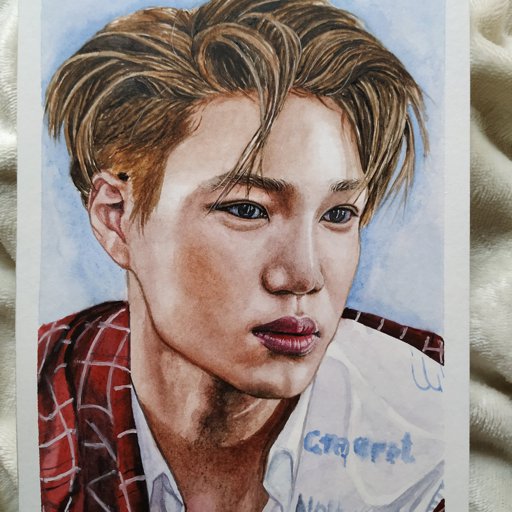 MONSTA X Shownu Watercolor Painting | K-Pop Amino