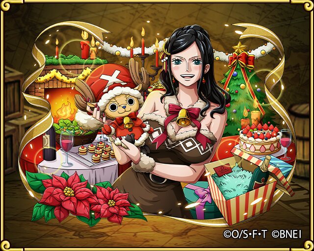 Nico Robin wishes you a Merry Christmas yo! 