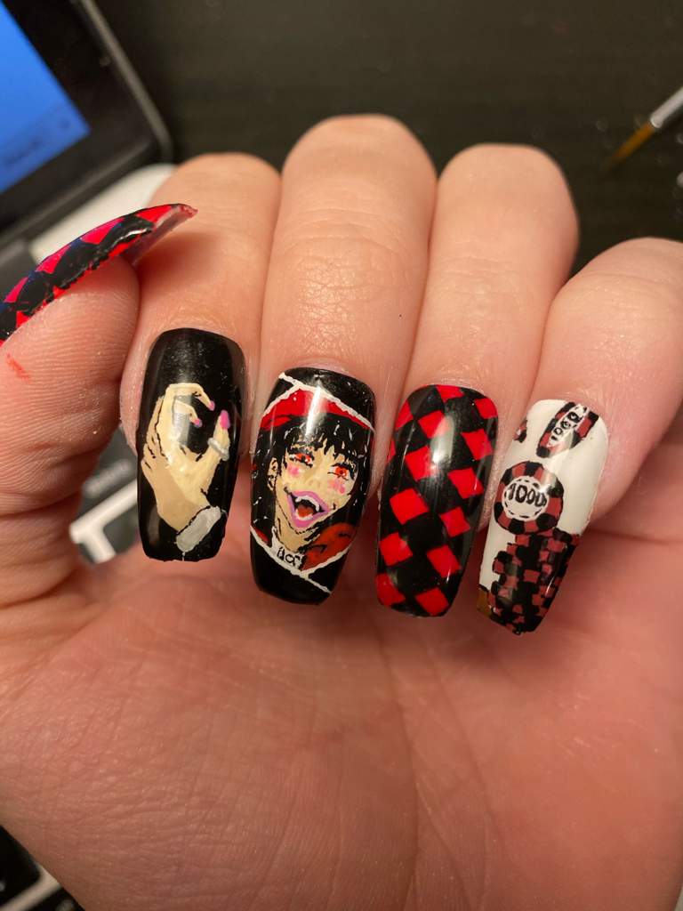 Kakegurui Nail Art Nail Art Amino