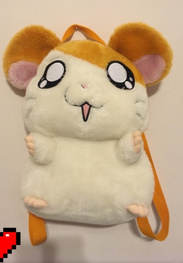 Happy birthday nora her is an your birthday gift!! An hamtaro bag ...