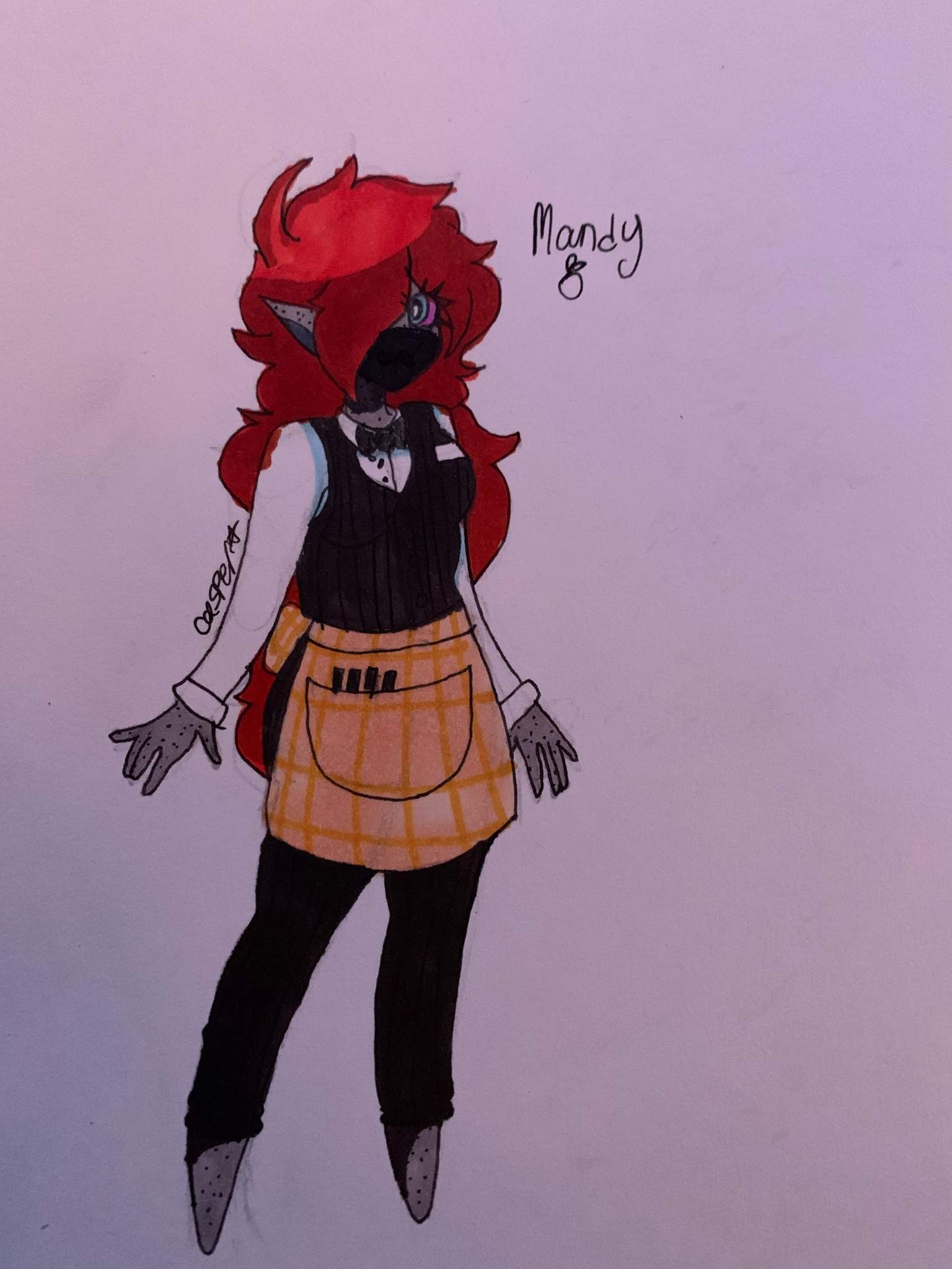 🍊Mandy🍊||OC/Marker practice|| | Undertale Amino