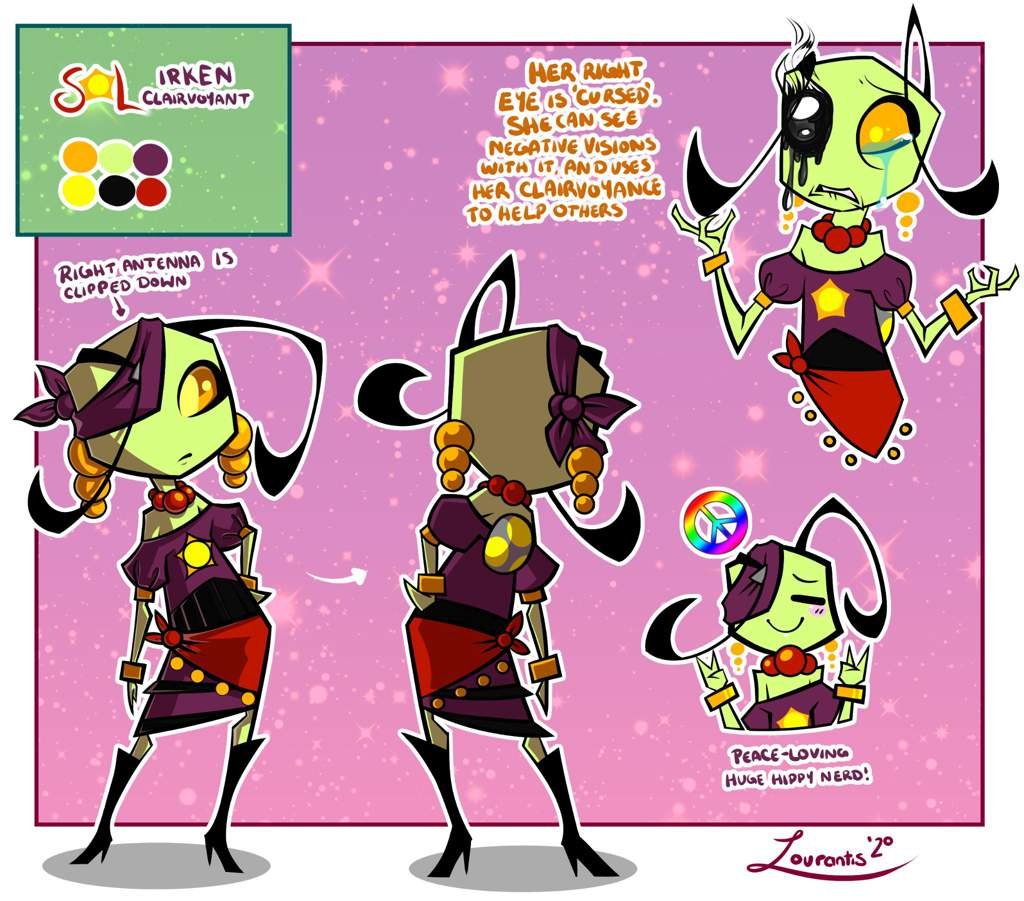Sol reference sheet | Invader Zim Amino