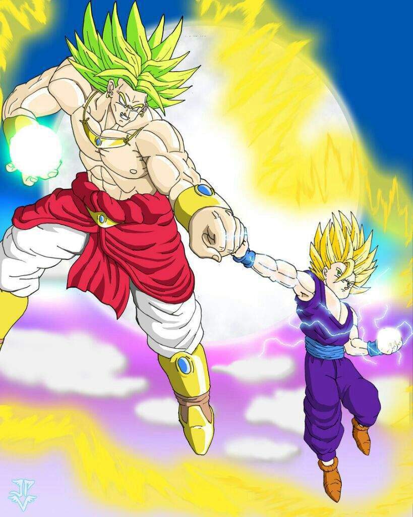 Ssj2 Teen Gohan Vs Dbz Broly Battle Arena Amino Amino