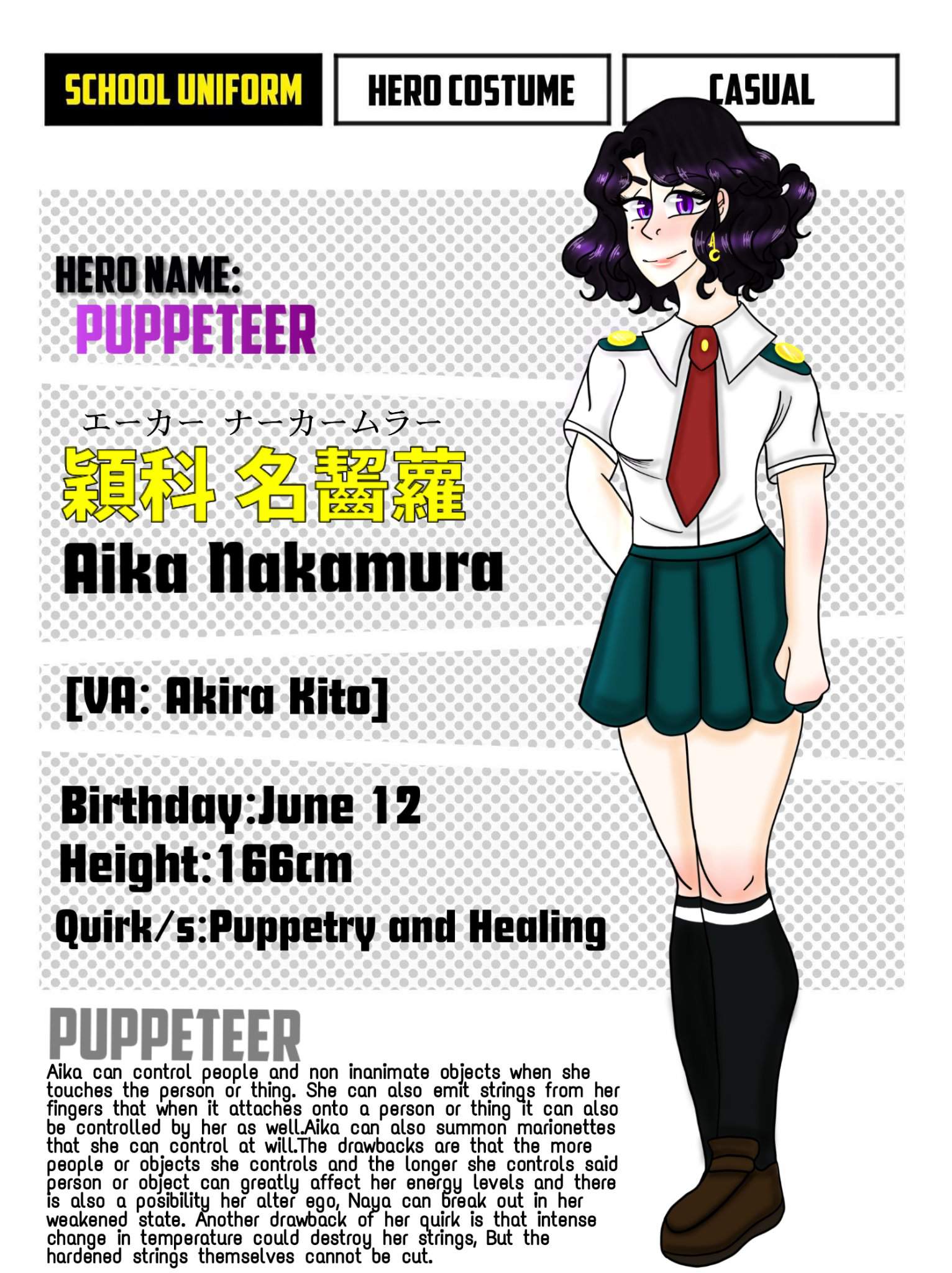 Aika Nakamura; Puppeteer | Wiki | My Hero Academia Amino