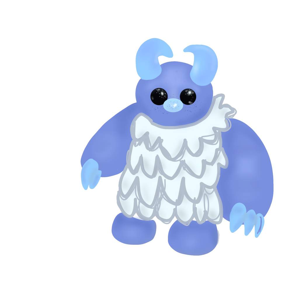 ∵⋱Dibujo de Yeti∴⋰∷⌫☑︎ 💞 Roblox Adopt Me 💞 Amino