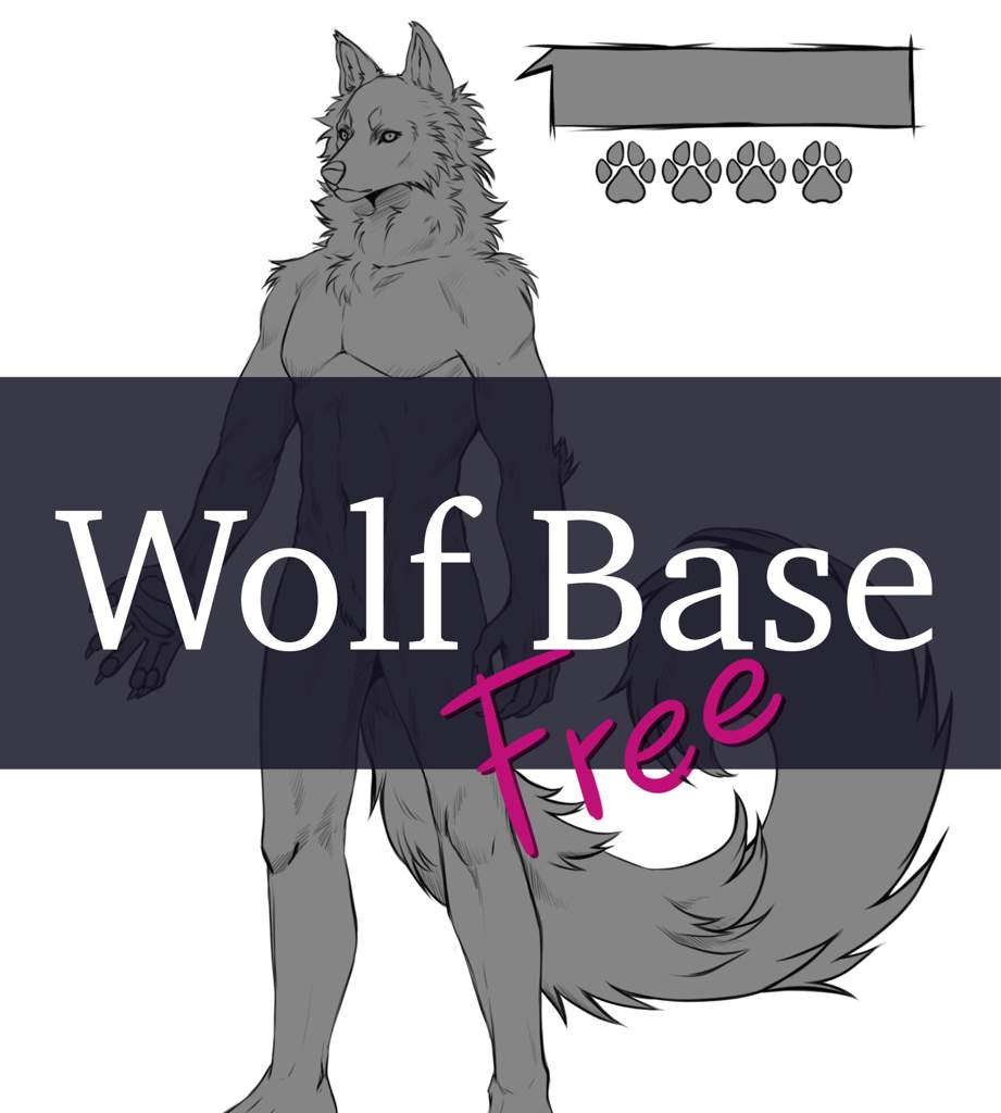 Anthro wolf base [Free to use] | Furry Amino
